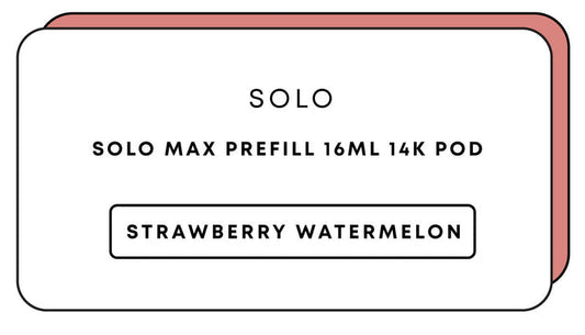 Solo Max Prefill 16mL 14k Pod | Strawberry Watermelon-Image 1