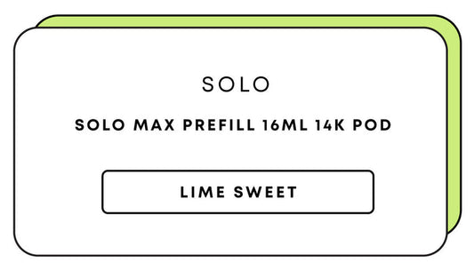 Solo Max Prefill 16mL 14k Pod | Lime Sweet-Image 1