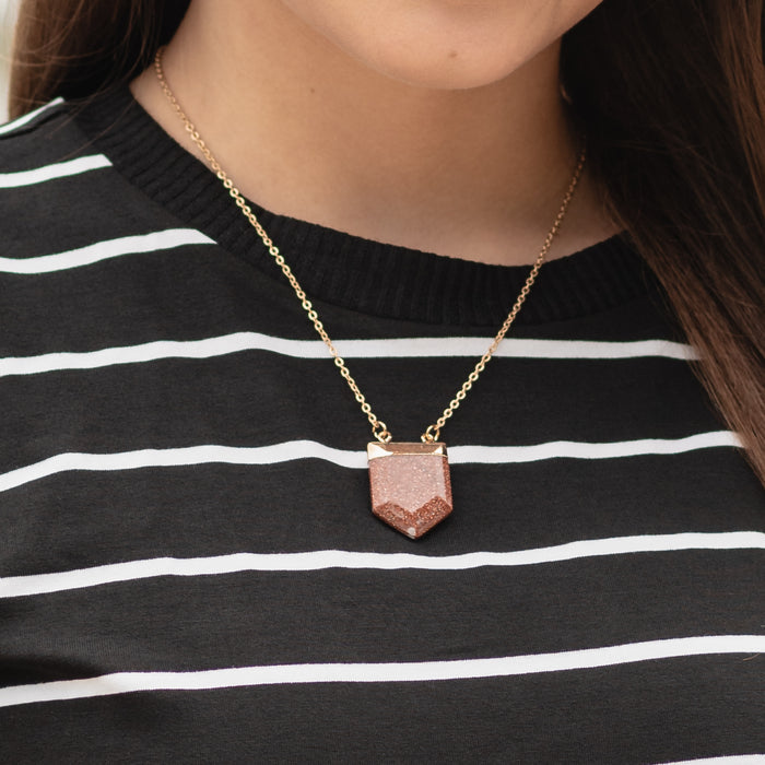 SPEAR - Dainty Pendant Necklace - Copper