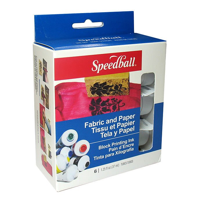 Speedball Fabric Block Printing 6 Color Set