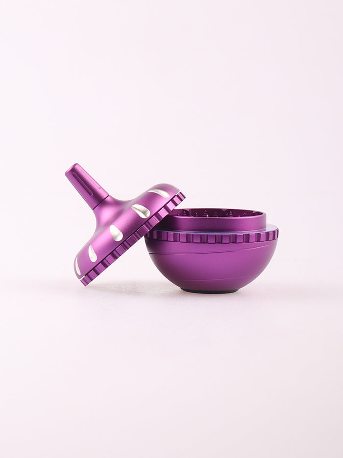 Spinning Top Grinder 63mm 3pc | Purple-Image 2