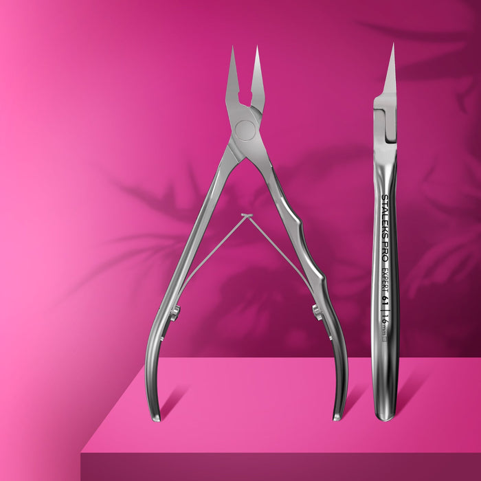 Staleks Nail Nippers - EXPERT 61 (for ingrown toenails)-Nail Clippers-STALEKS PRO-16 mm-Gel Essentialz