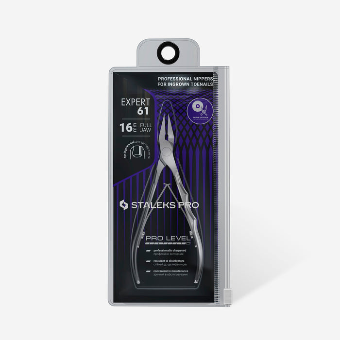 Staleks Nail Nippers - EXPERT 61 (for ingrown toenails)-Nail Clippers-STALEKS PRO-12 mm-Gel Essentialz