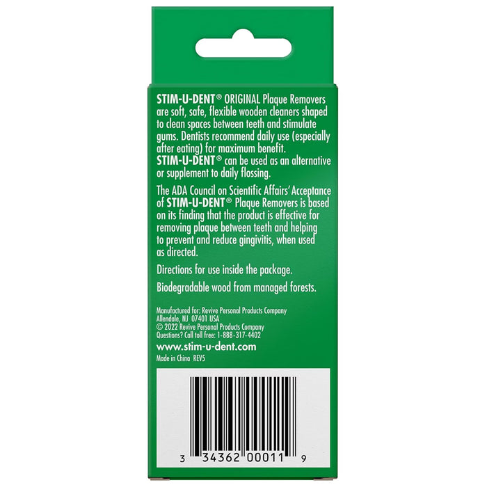 Stim-U-Dent Mint Plaque Removers - 200ct - 24 Pack