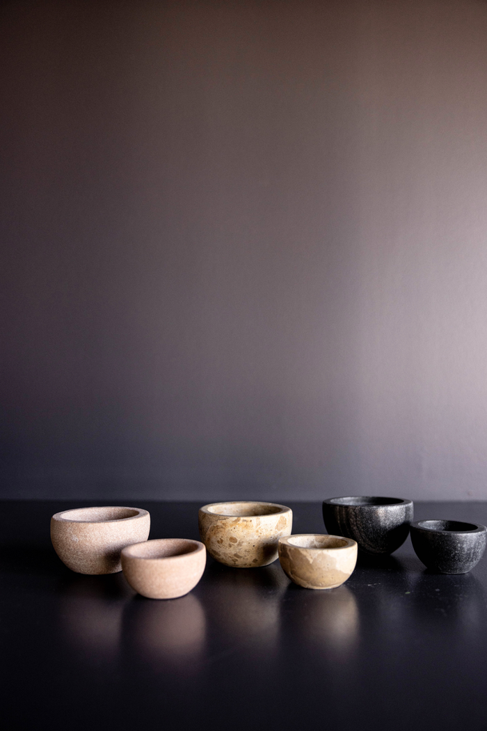 Stone Turned Sandstone Dishes - Magnolia Lane co. Home + Garden + Gift