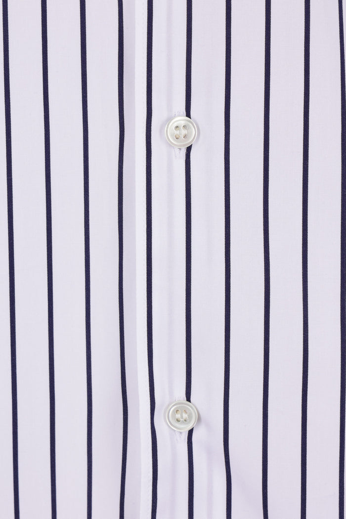 striped poplin shirt