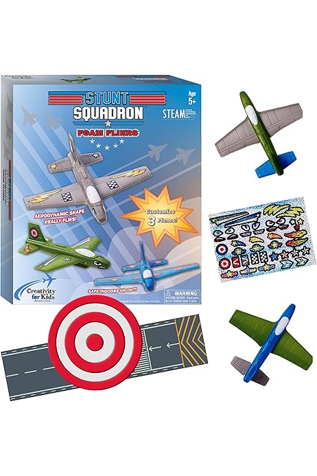 Stunt Squadron Foam Fliers 3 Pk