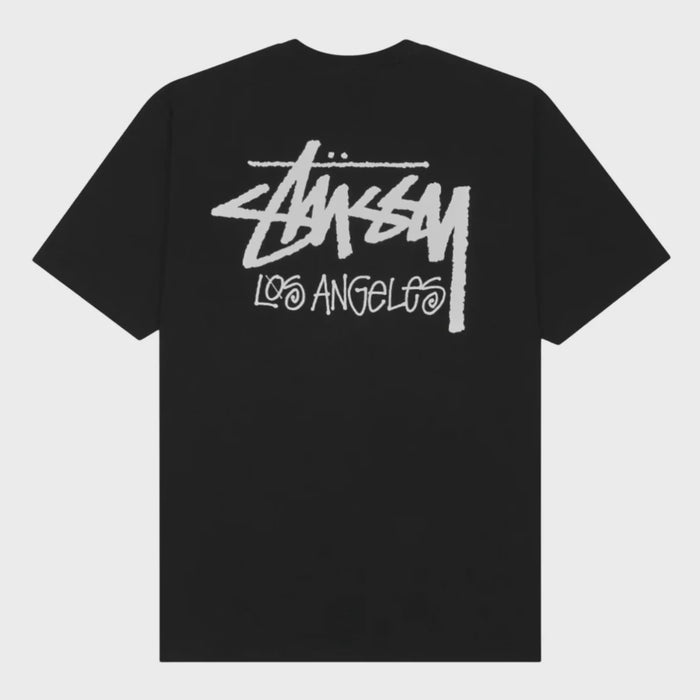 Stussy Stock Los Angeles Tee - Black