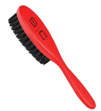 Stylecraft Fresh Fade  Medium nylon bristles Brush - Red - Palms Fashion Inc.