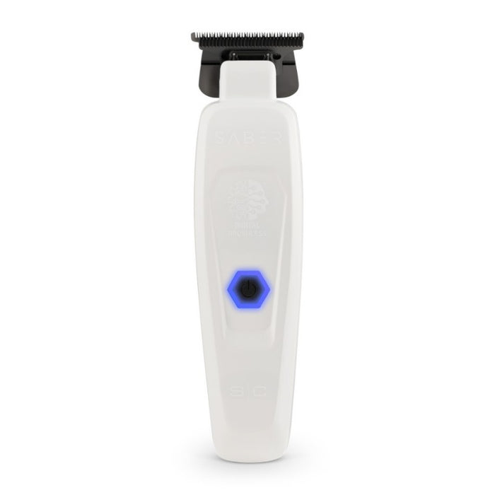 Stylecraft Pro Saber Metal Trimmer with Brushless Motor - White # SC421W (Dual Voltage) - Palms Fashion Inc.