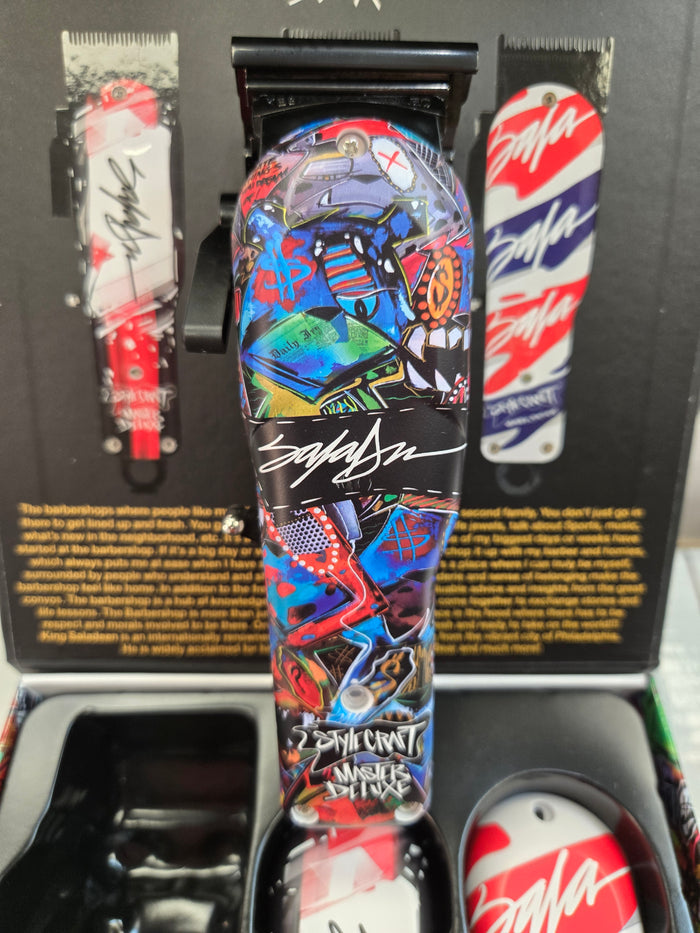 StyleCraft Rebel Super-Torque Modular Cordless Clipper w/ Echo Blade - King Saladeen Limited Edition - Palms Fashion Inc.