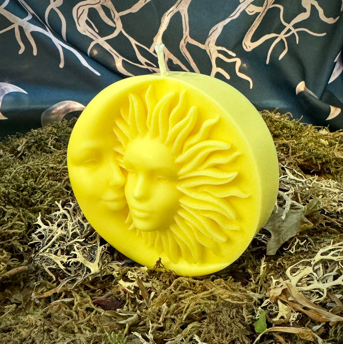 Sun and Moon Shaped Candle