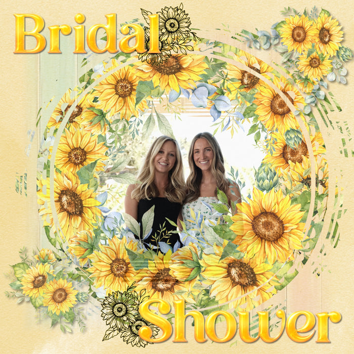 Capture the special moments of your wedding or flower garden with this mix of watercolor and hand drawn sunflowers by Lucky Girl Creative digital art. Great for wedding invitations, save the date cards, albums, decor, and even spring and summer pages, too! This kit is included in the Flower Watercolor Bouquet Bundle 1.