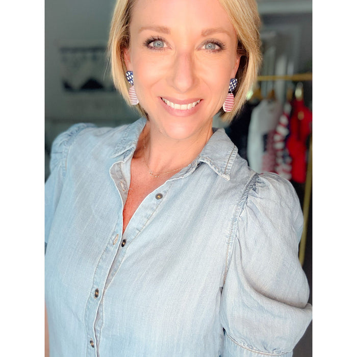 Sunwashed Chambray Button-Up