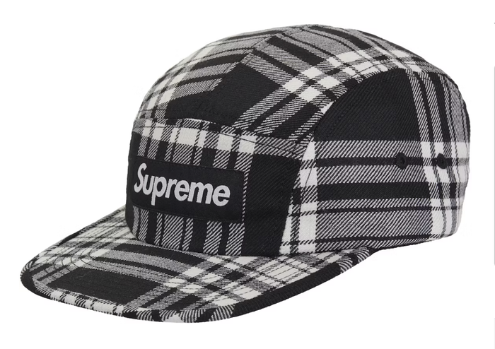 Supreme Lochcarron Camp Cap - Black