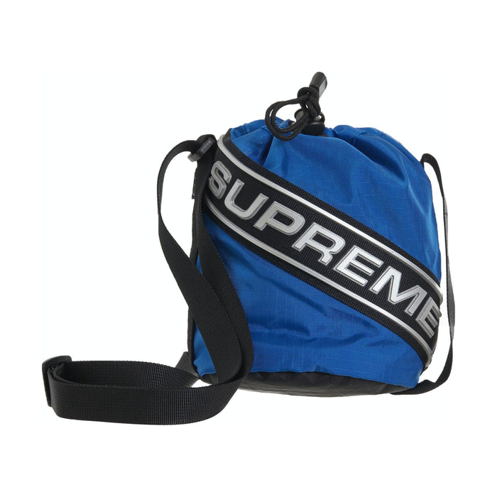 Supreme Small Cinch Pouch in Blue from the Fall/Winter 23 Collection