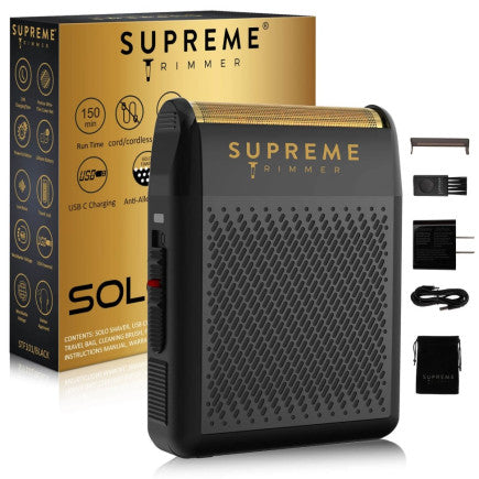 Supreme Solo Shaver - Black # STF101B - Palms Fashion Inc.