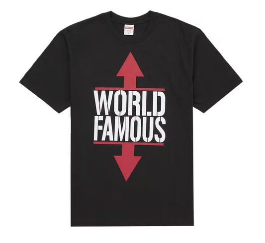 Supreme World Famous Tee - Black (SS26)