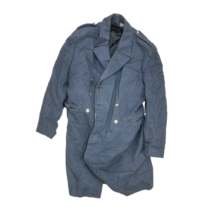 Swedish Army Blue Wool Overcoat - Large - Swedish Army Surplus - Great Coats