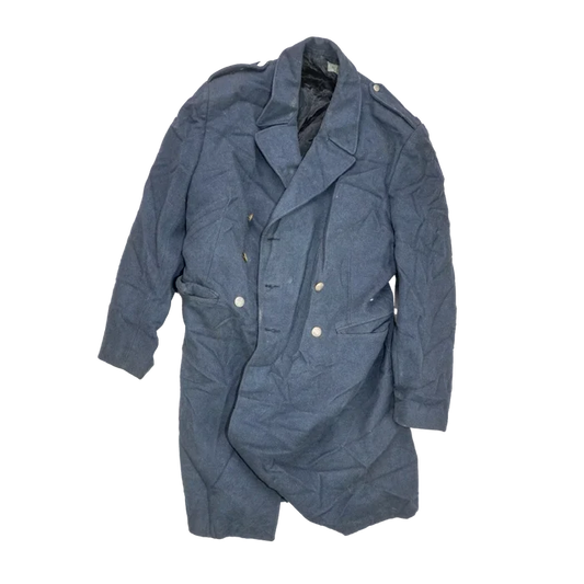 Swedish Army Blue Wool Overcoat - Large - Swedish Army Surplus - Great Coats