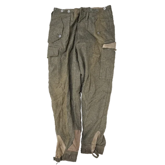 Swedish Army M39 Wool Field Trousers - Medium - Swedish Army Surplus - Combat Trousers