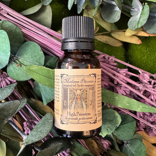 Tarot High Priestess Card Spell Oil