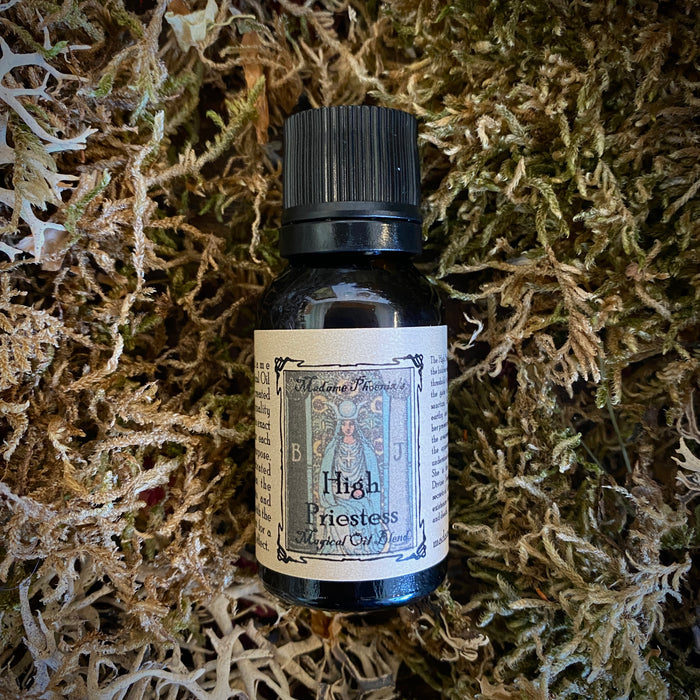 Tarot High Priestess Card Spell Oil