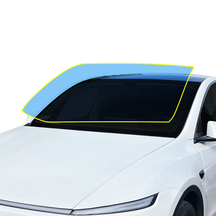 Tesla Model Y Windshield Protection Film Kit – Precut Clear PPF (Rock Chip Protection)