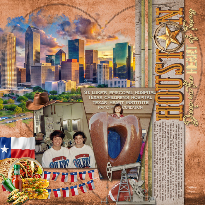 Celebrate Texas with these beautiful realistic embellishments, clusters, masked scenic overlays, engraved stamps, and western alpha set by Lucky Girl Creative digital art for digital scrapbooking. Great for travel and vacations to Texas, the Southwest, Arizona, Mexico, parts of Oklahoma and Louisiana, Houston, Dallas, Austin, San Antonio, Fort Worth, El Paso, Arlington, Amarillo, Plano, Midland, Lubbock, Galveston, and more. Embellishments include armadillo, bluebird, bird, chicken, kestrel, owl, pelican.