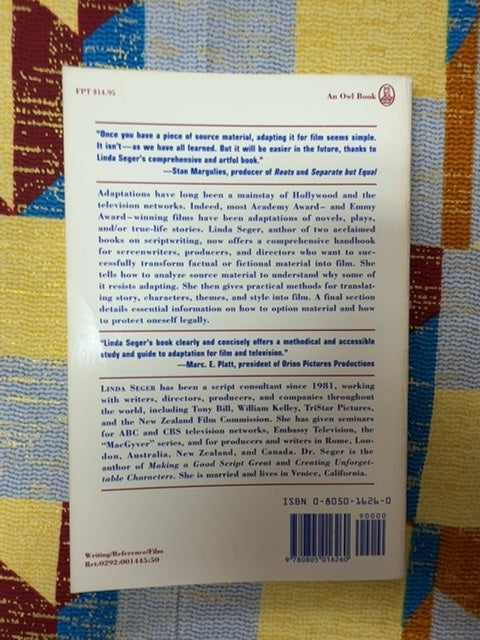 The Art of Adaptation back cover