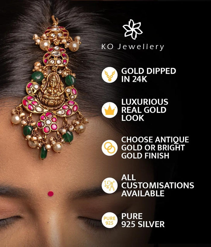 The Kshamika Silver Hook Jhumka