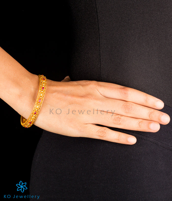 The Moha Silver Kemp Bangle- Single (Size/2.2/2.4/2.6/2.8)