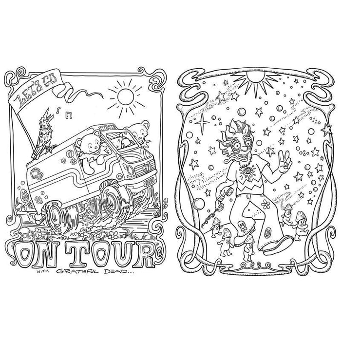 The Official Coloring Book of Grateful Dead