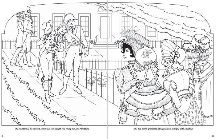 The Pride And Prejudice Coloring Book