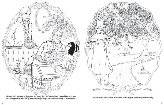 The Pride And Prejudice Coloring Book