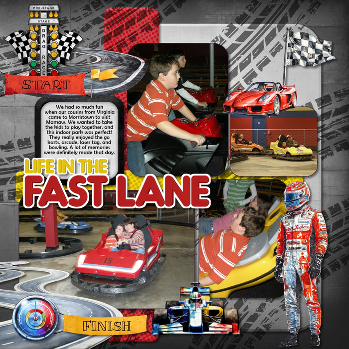 Rev your engines and get ready to go! This watercolor embellishments, papers, and grunge overlays collection by Lucky Girl Creative digital art has all the fun and energy needed to capture your need for speed! Great for trips to the speedway, raceway, classic car collectors, and road trips. Embellishments feature a touch of different car racing including NASCAR, IndyCar, Formula 1, motor racing, sports car racing, Rally car, auto racing, and more! Embellishments include milk, metal, award, trophy.