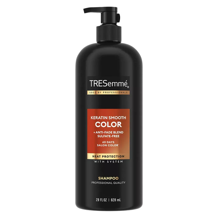 TRESemmé Cruelty-Free Keratin Smooth Color Shampoo – 28 oz – 6 Pack