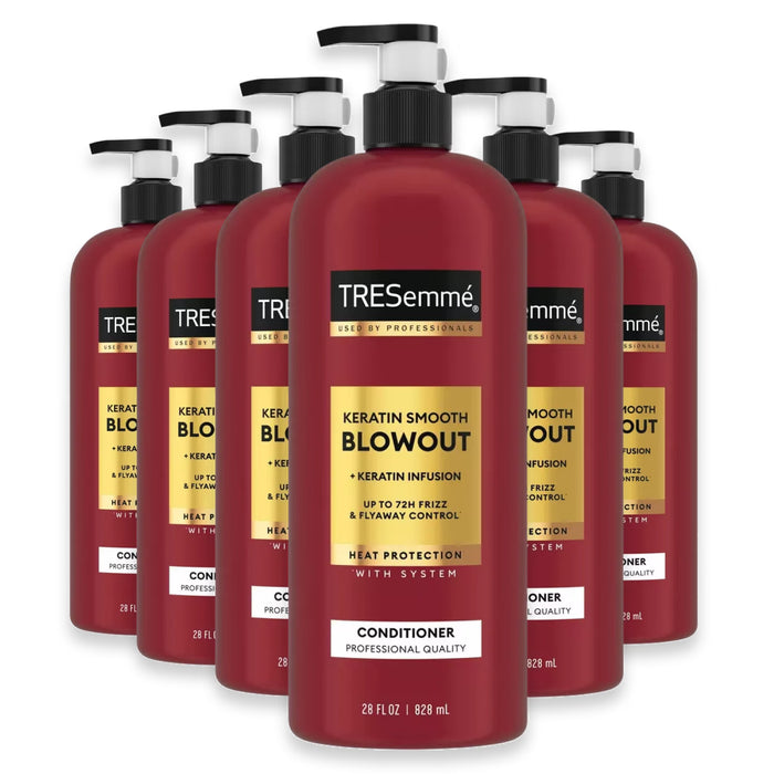 TRESemmé Keratin Smooth Blowout Conditioner - 28oz - 6 Pack