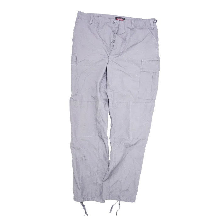 Tru-Spec Light Grey Ripstop BDU Trousers - Large Long - Tru-Spec - Combat Trousers