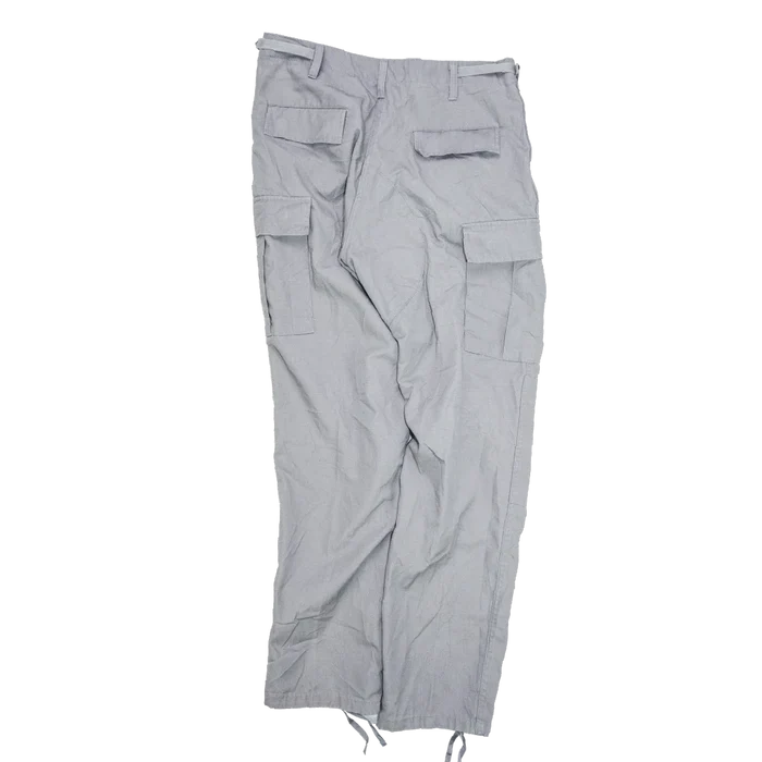 Tru-Spec Light Grey Ripstop BDU Trousers - Large Long - Tru-Spec - Combat Trousers