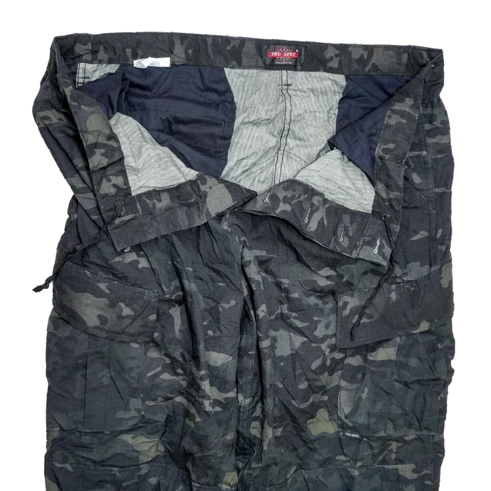 Tru-Spec Multicam Black TRU Trousers - XLarge Regular - Tru-Spec - Combat Trousers
