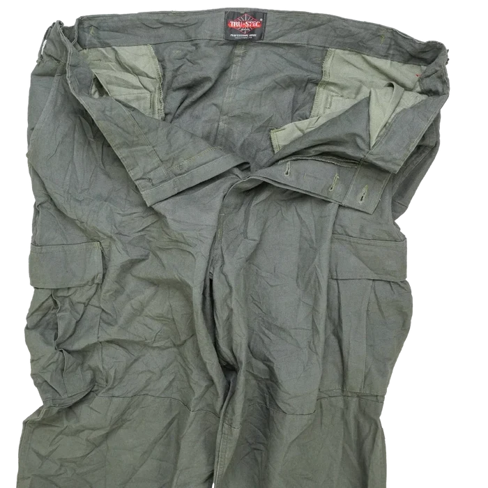Tru-Spec Olive Drab Ripstop BDU Trousers - 2XLarge - Tru-Spec - Combat Trousers