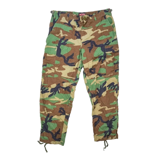 Tru-Spec Woodland Ripstop BDU Trousers - Large Regular - Tru-Spec - Combat Trousers