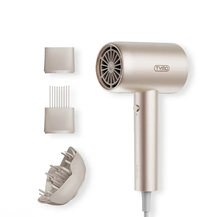 TYMO AIBLISS beauty salon hair dryer features a high-speed motor and precision airflow for professional styling results.
