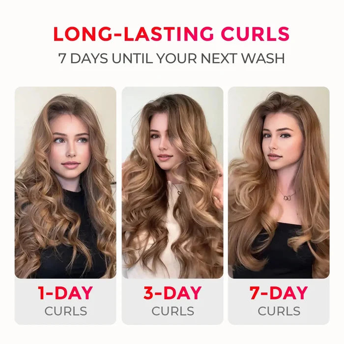 Good curlers: TYMO CURLPRO PLUS automatic curler delivering long-lasting waves.