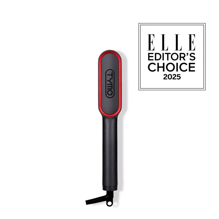TYMO RING PLUS straightener heat brush for sleek, frizz-free, shiny results on all hair types.