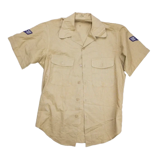 US Air Force 1960s Khaki Short Sleeve Shirt - Small, Item 3 - US Air Force Surplus - Service Shirts