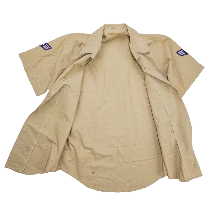 US Air Force 1960s Khaki Short Sleeve Shirt - Small, Item 3 - US Air Force Surplus - Service Shirts