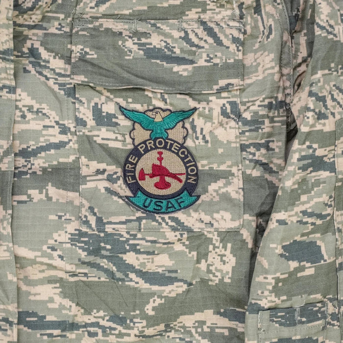 US Air Force Fire Protection ABU Shirt - 36L, Small - US Air Force Surplus - Field Shirts