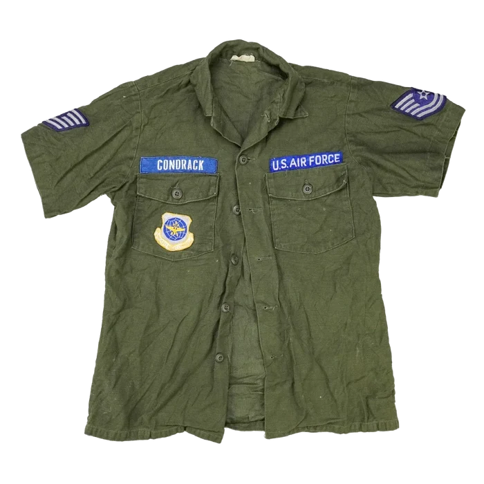 US Air Force OG-107 Short Sleeve Utility Shirt - 15.5x33, Medium - US Air Force Surplus - Field Shirts